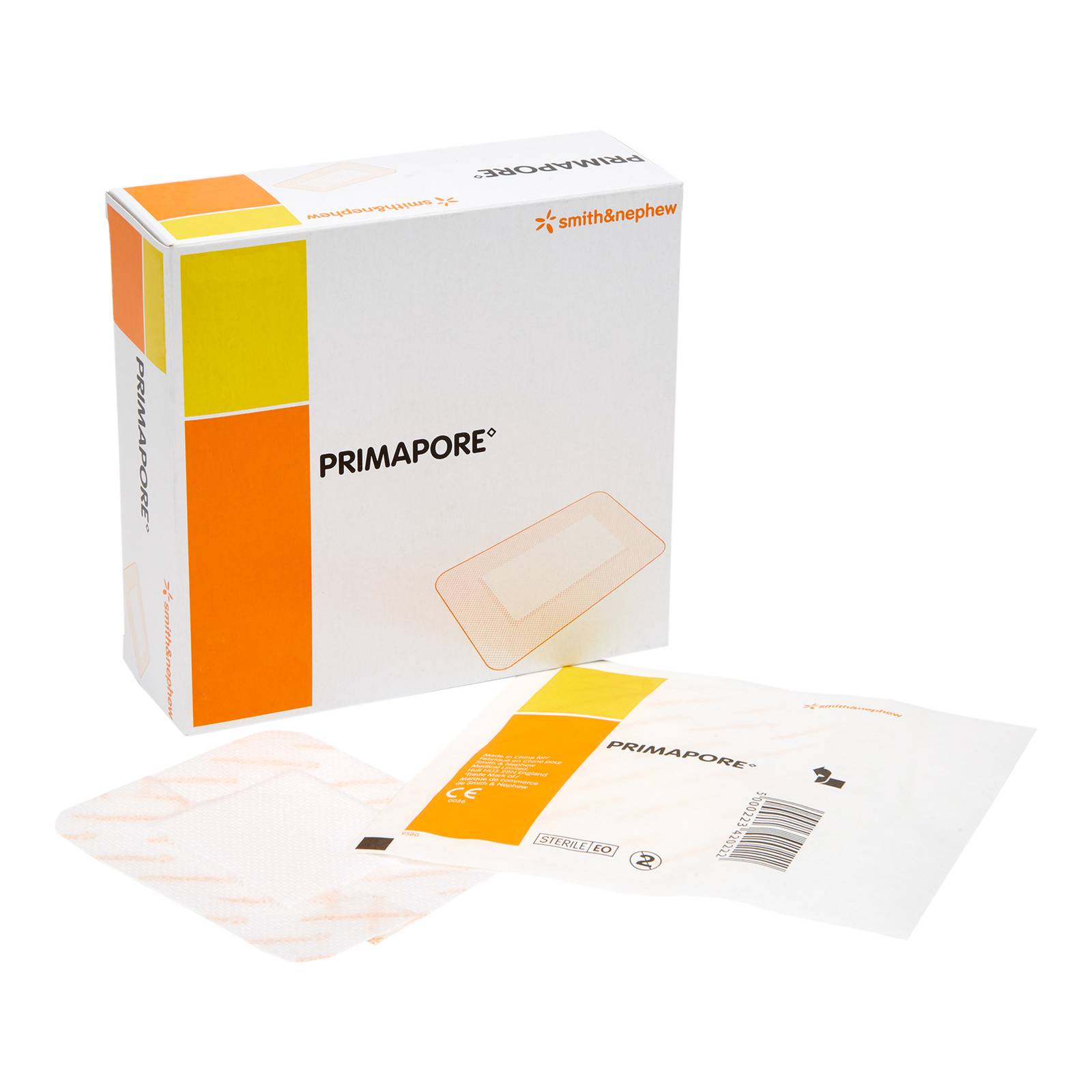 Pansements absorbants Primapore 10 cm x 8 cm avec bordure adhésive